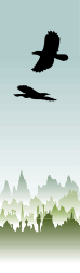 Fighter Plane Silhouette Over Majestic Mountains - Stunning Clipart