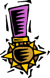 Purple and Yellow Top Hat with Star - Eye-Catching Clipart