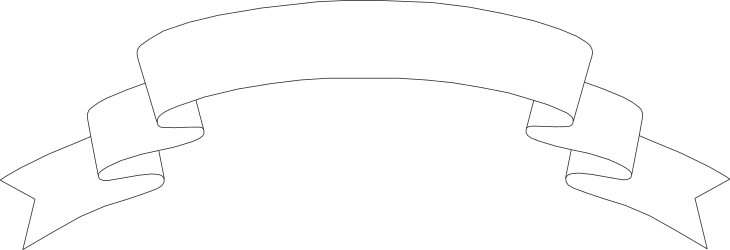 Borders and Business Clipart: Elegant White Ribbon with Bow for Banners