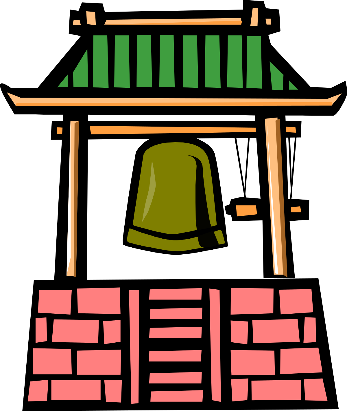 a bell with a bell on top of it clip art png transparent Bell Clipart with Decorative Top - Perfect for Festive Designs