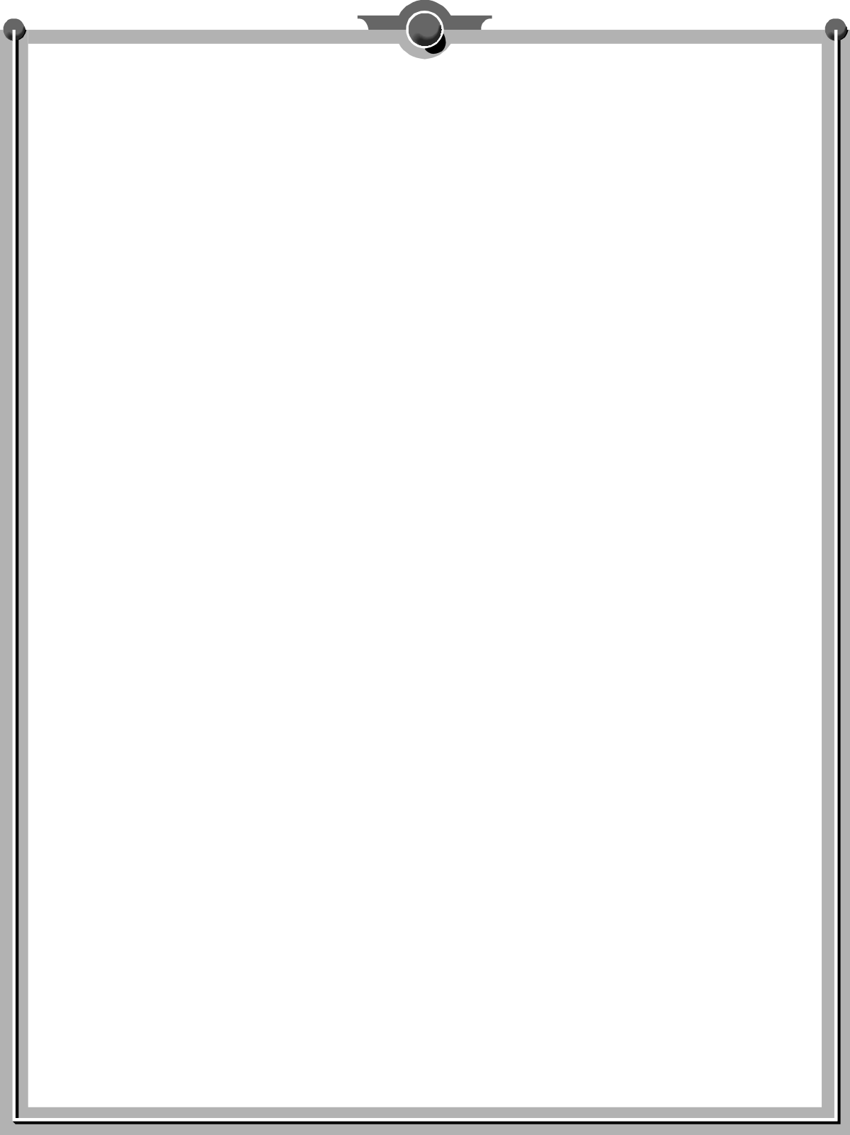 Black and White Frame Clipart - Elegant Borders & Decorative Frames