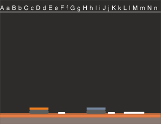 Borders Clipart: Black Background with Eye-Catching White & Orange Font
