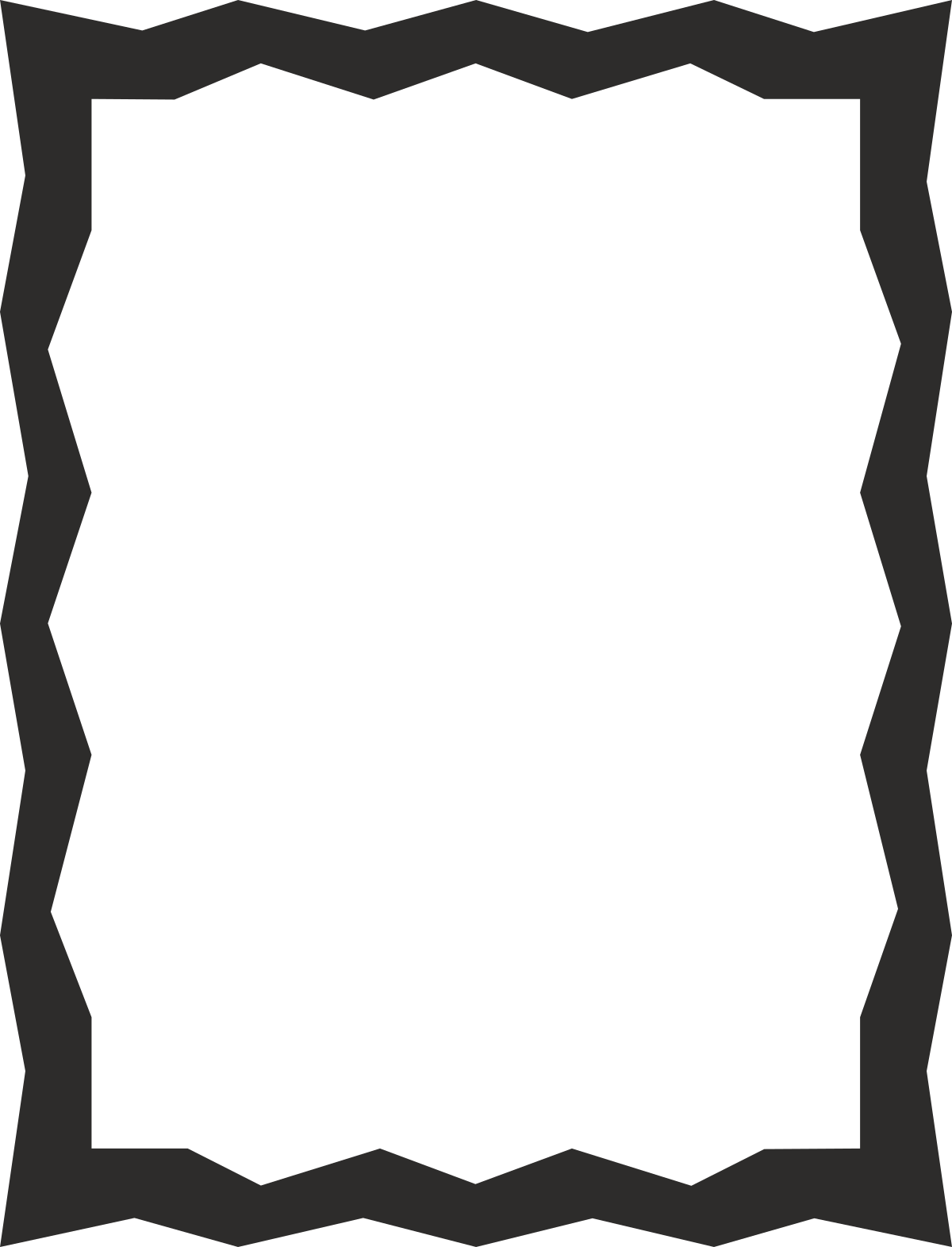 Black and White Square Borders and Frames Clipart for Creative Designs