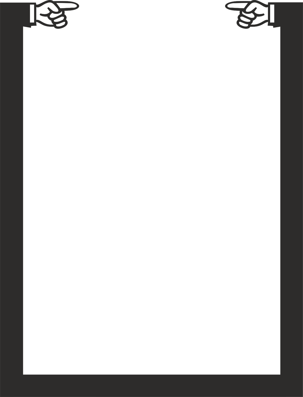 a black and white photo frame with a hand holding a camera clip art png transparent Borders and Business: Hand Holding Camera Clipart for Creative Projects