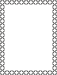 Square Frame with Light Bulbs on Black Background - Stylish Borders & Frames Clipart