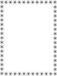 Borders and Frames with Snowflakes Clipart for Creative Designs
