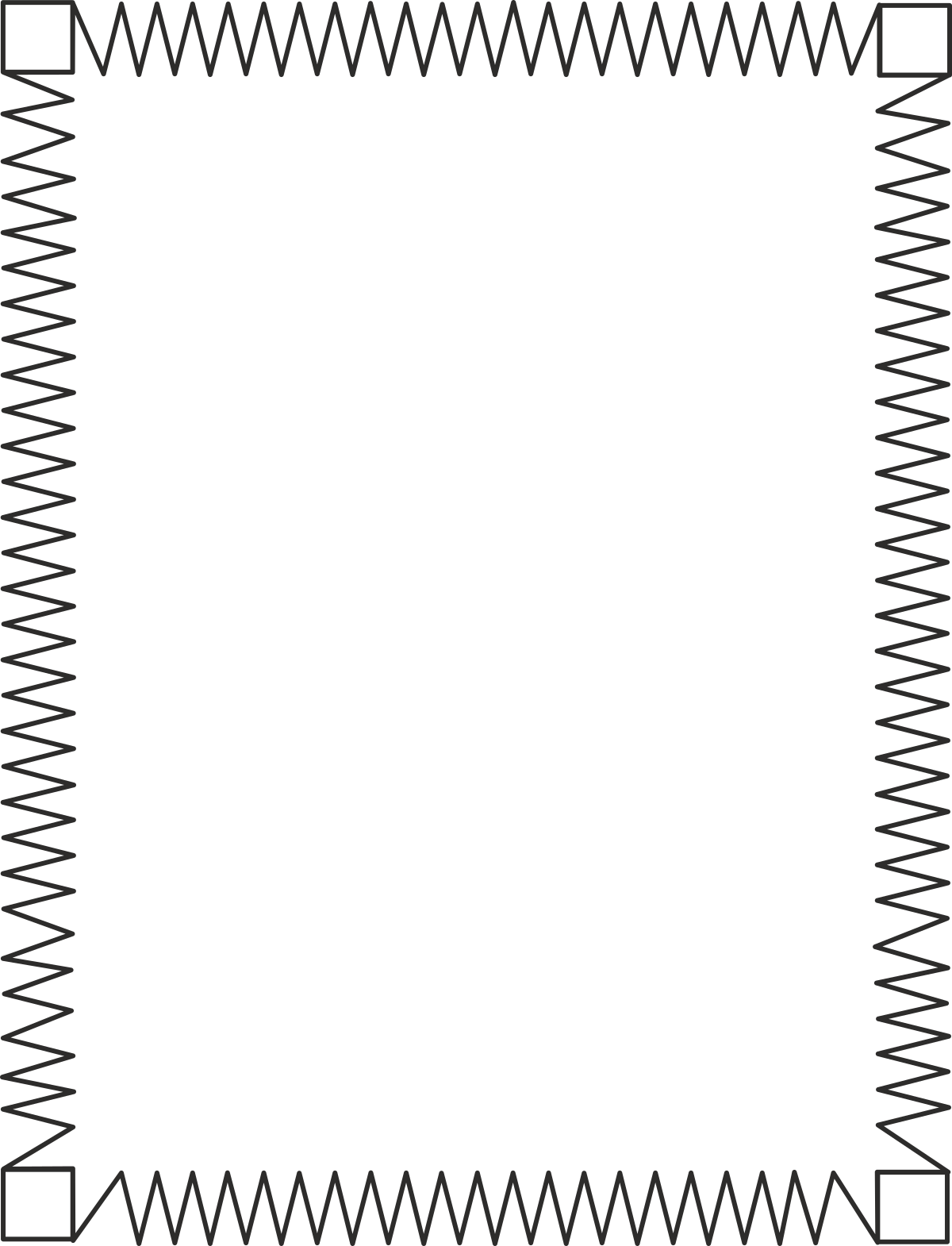 a black square frame with a pattern clip art png transparent Elegant Black Square Frame Clipart with Intricate Patterns for Creative Borders