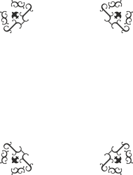 Elegant Floral Design Borders and Corners Clipart - Black and White