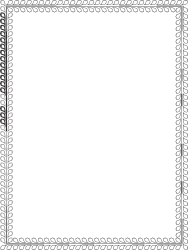 Decorative Black Square Frame with Elegant Patterns for Your Designs