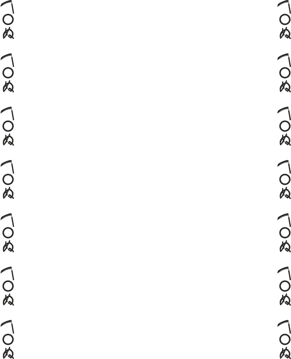 Black and White Frame on Dark Background Clipart