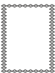 Black and White Frame Clipart with Unique Patterns