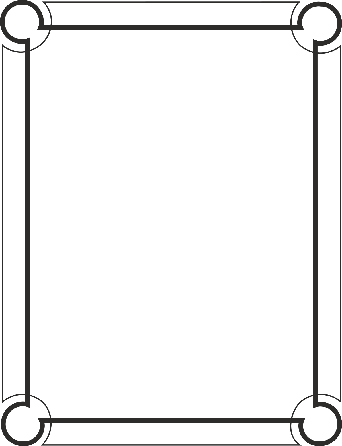 a black and white frame with a square shape clip art png transparent Black and White Square Frame - Elegant Borders and Clipart Design