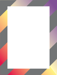 Borders and Frames Clipart - Diagonal Pattern Square Frame Design