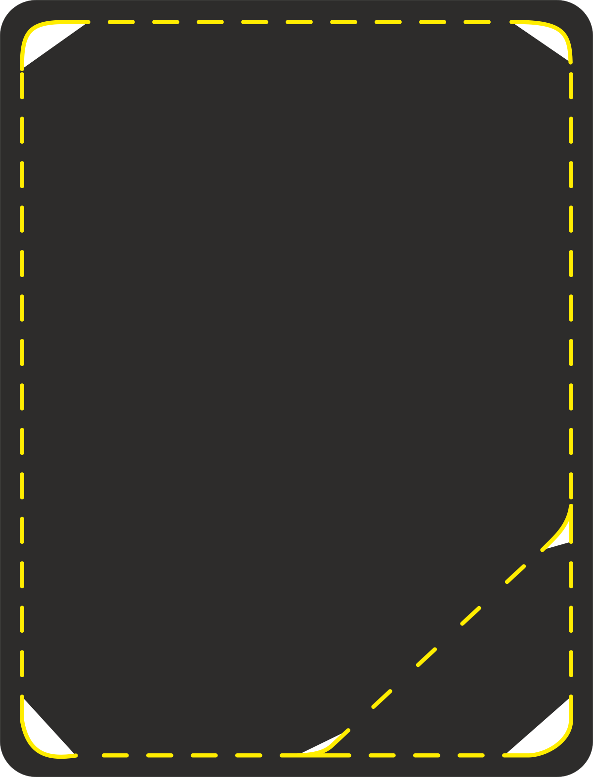 a square shape with yellow lines clip art png transparent Borders and Frames Clipart: Square Shape with Yellow Lines for Creative Designs