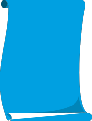 Elegant Blue Scroll Borders for Business - Clipart SVG Design