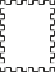 Borders and Frames Clipart - Square Film Strip Design
