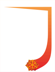 Borders and Shapes Clipart: Red and Orange Star Logo Design
