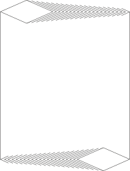 Elegant Black and White Square Frame with Arrows - Clipart for Versatile Designs