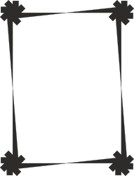Decorative Square Frame with Arrows Clipart for Borders and Frames
