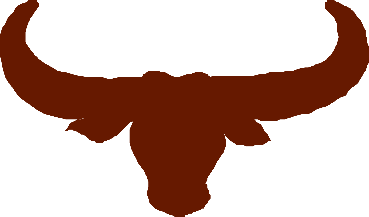 Longhorn Bull Head Clipart - Bold and Distinctive Artwork