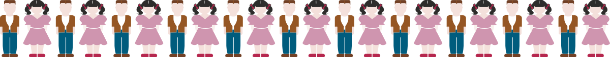 Vibrant Boy and Girl Borders Clipart for Creative Projects