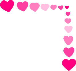 Pink Heart Border Clipart - Adorable Pink Hearts Frame Design