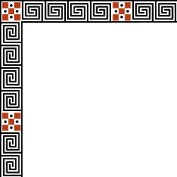 Borders and Corners Clipart: Two Types of Number Diagrams