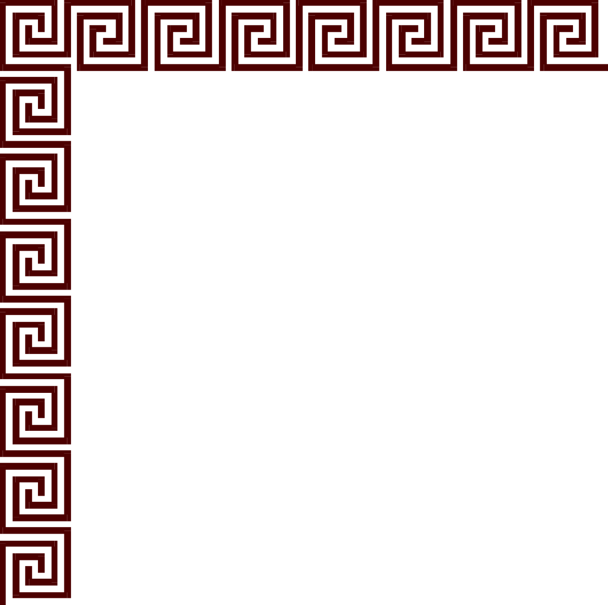 Red Border Square Frame Clipart - Stylish and Versatile Design
