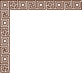 Square Frame with Decorative Pattern - Elegant Clipart for Borders and Corners