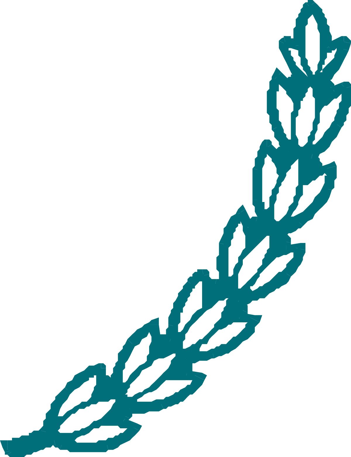 Laurel Wreath Clipart - Elegant Borders & Corners Design