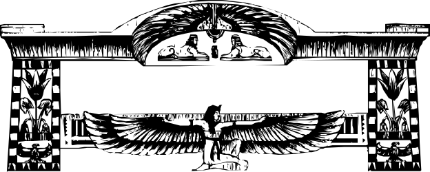 Black and White Bird Clipart with Blank Sign for Creative Designs