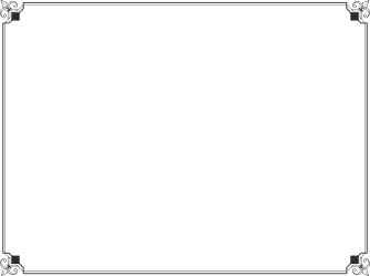 Black and White Decorative Frame Border Clipart