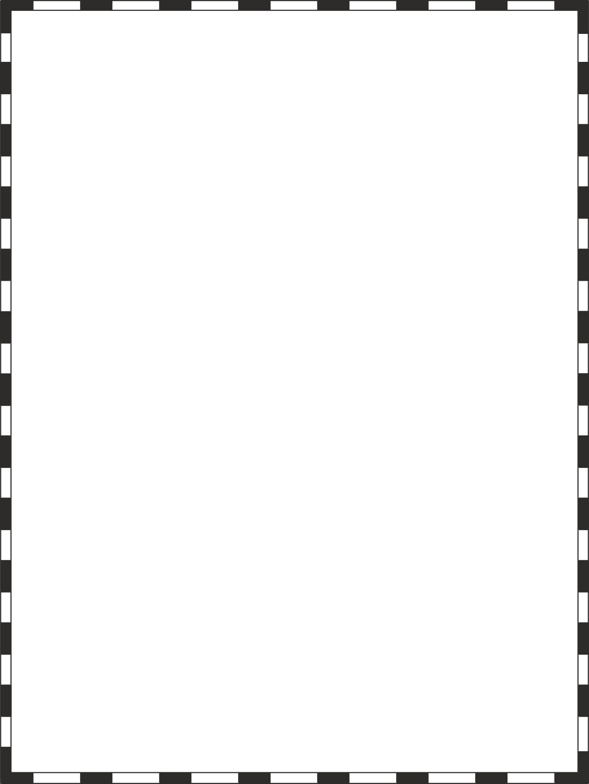 Black Background Square Frame Clipart for Creative Designs