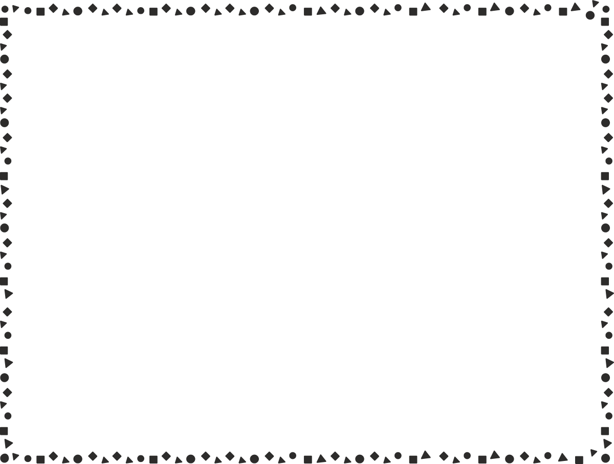 Dotted Border Frame Clipart - Decorative Square Design for Versatile Use