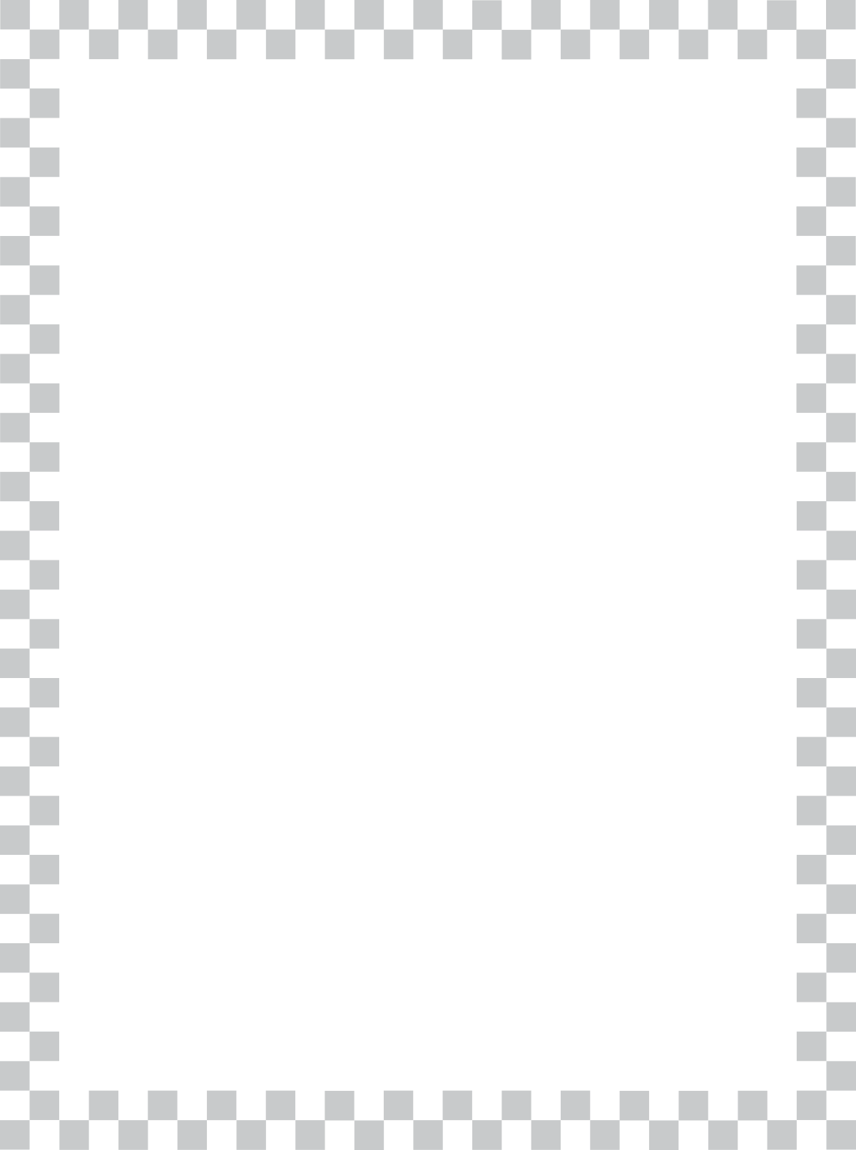 a square frame with a black and white checkered pattern clip art png transparent Black and White Checkered Square Frame Clipart for Creative Designs