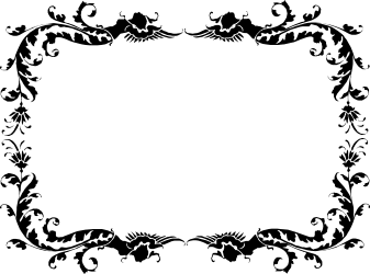 BORDERS, PLANTS, MOON & VENUS Clipart for Creative Projects