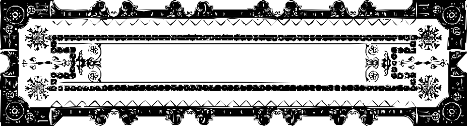 Black and White Frame Clipart - Elegant Borders for DIY Projects