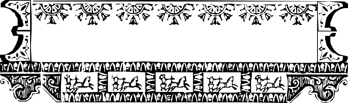 Black and White Clipart of a Diverse Group of People