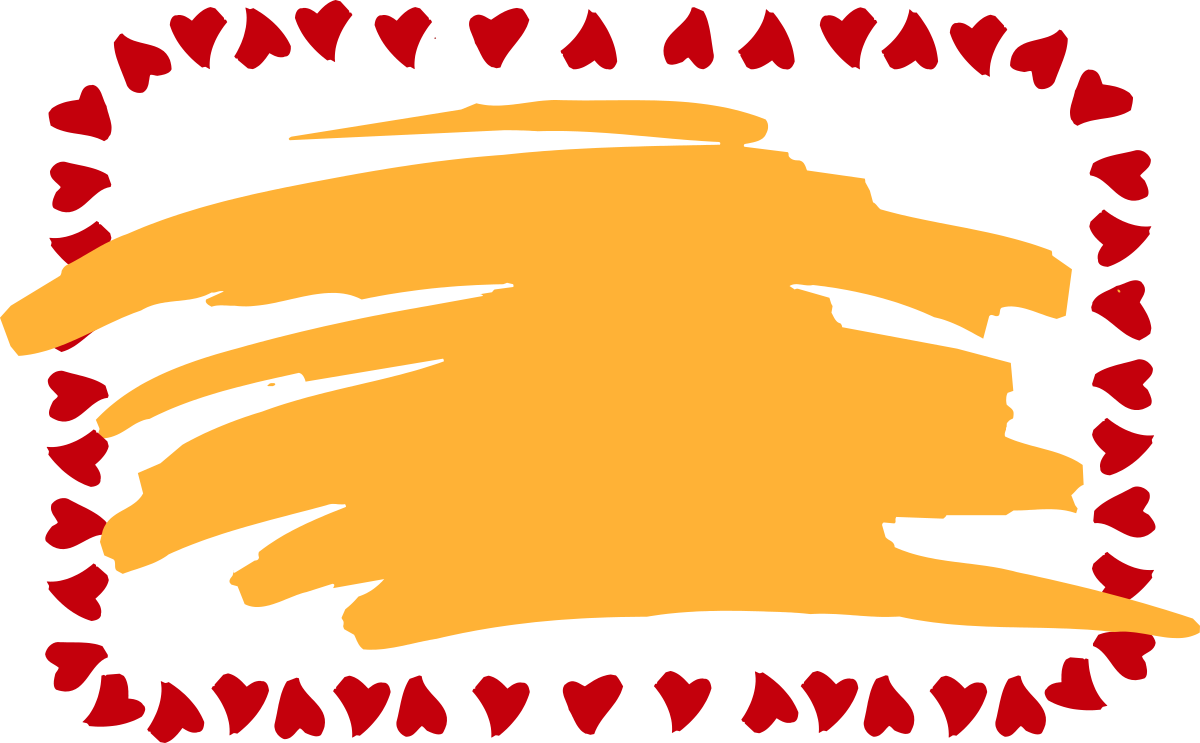 a heart shaped frame with hearts around it clip art png transparent Heart-Shaped Frame Clipart: Surrounded by Romantic Hearts