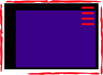 Red Border Square Clipart - Versatile Miscellaneous Design Element