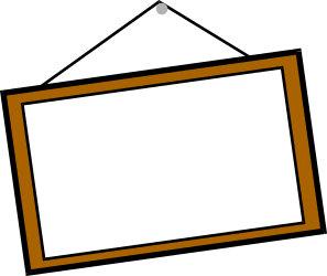 Elegant Brown Frame with White Background - Perfect for Business Clipart