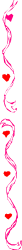 Vibrant Red and Pink Swirl on Black Background - Elegant Clipart Design
