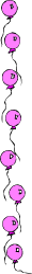 Stylish Black and Pink Pattern Borders and Bars Clipart SVG