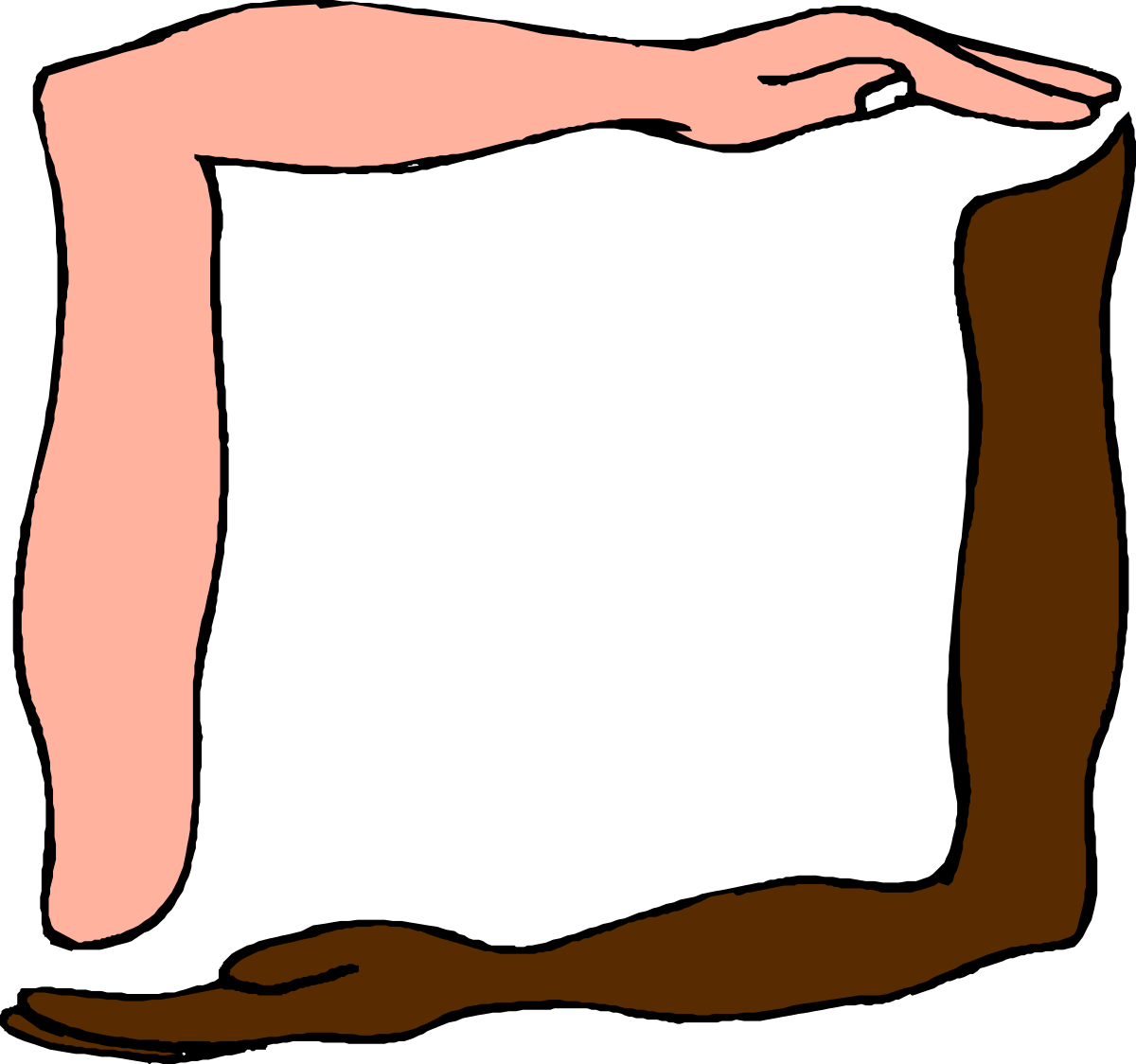 Yoga Poses Silhouette on Black Background Clipart - Calm and Serenity