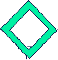 Green Square with Black Outline Clipart - Versatile Graphic for Creative Projects