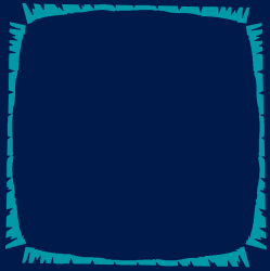 Blue Background Square Frame Clipart - Versatile Borders and Frames