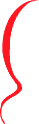 Red and Black Curved Logo Clipart - Stylish Borders and Bars Design