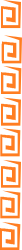 Black and Orange Logo Clipart with Borders and Bars