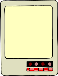 Blank Computer Screen Clipart for Business Borders
