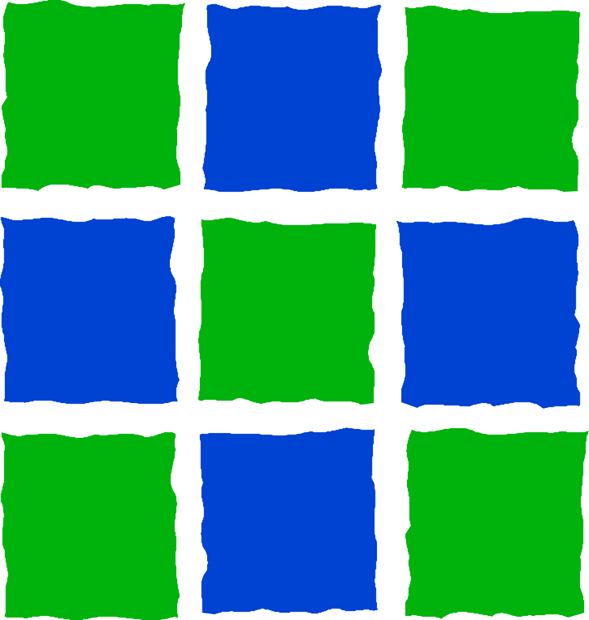 a blue and green square pattern clip art png transparent Blue and Green Square Pattern Clipart - Vibrant Borders and Miscellaneous Designs